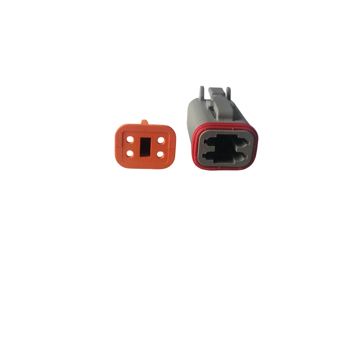 CONNECTOR PLUG 4PIN MALE CO-DT04M
