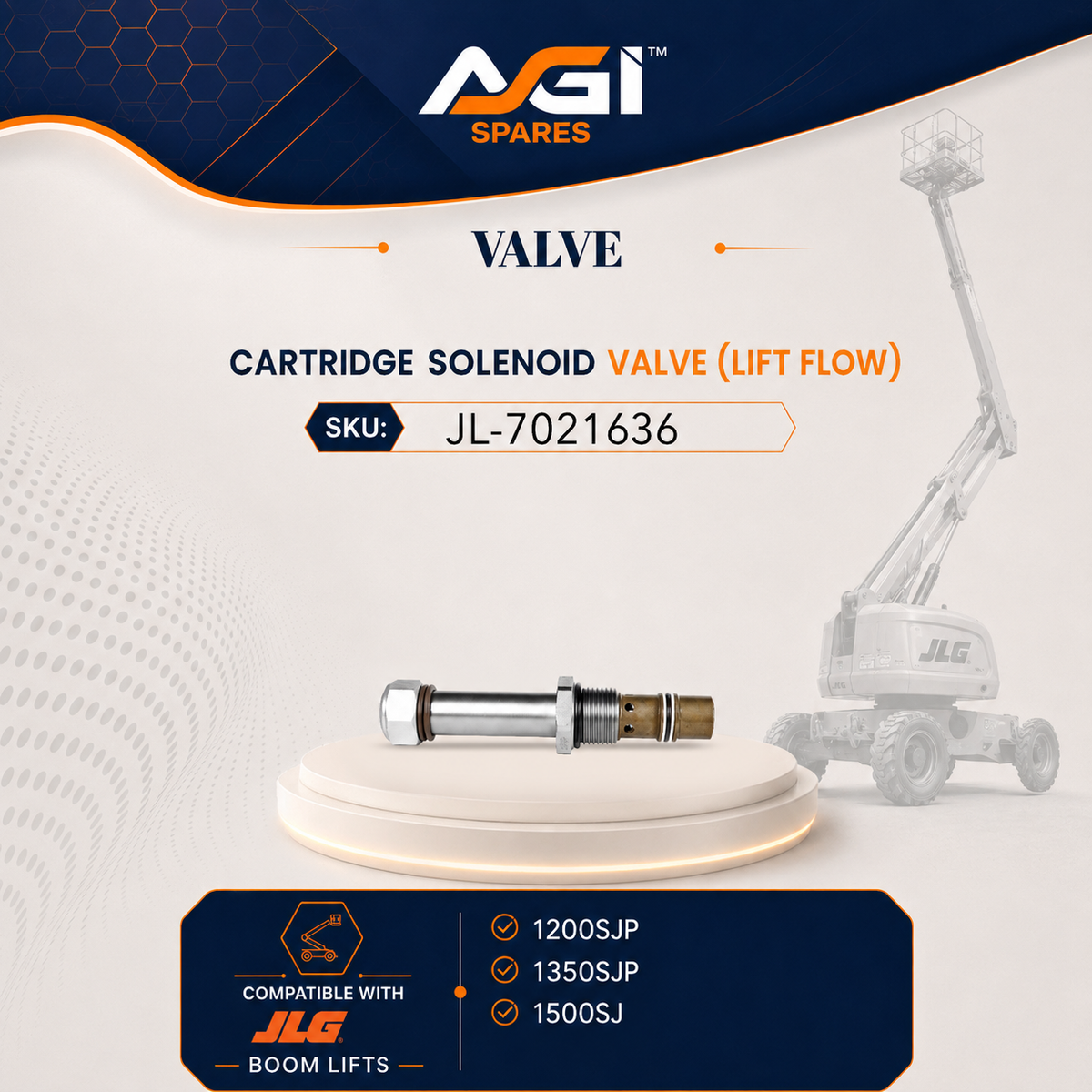 CARTRIDGE SOLENOID VALVE (LIFT FLOW)