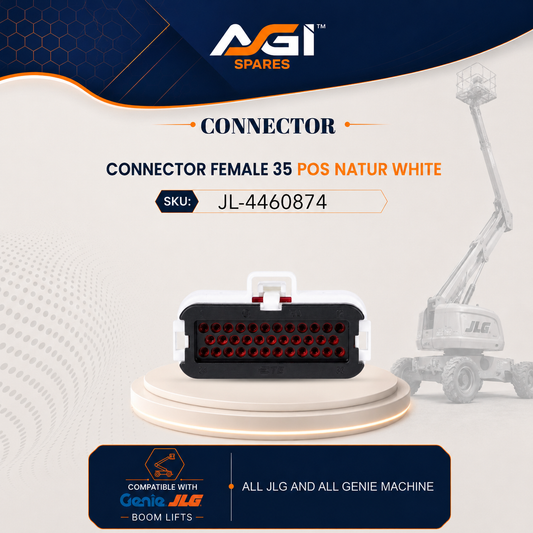 CONNECTOR FEMALE 35 POS NATUR WHITE