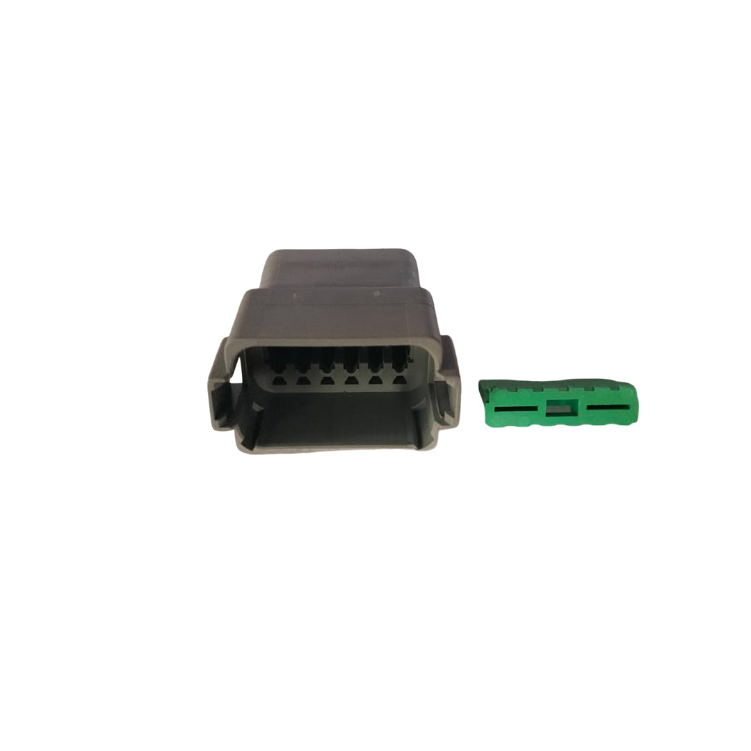 CONNECTOR PLUG 12 PIN MALE CO-DT12F